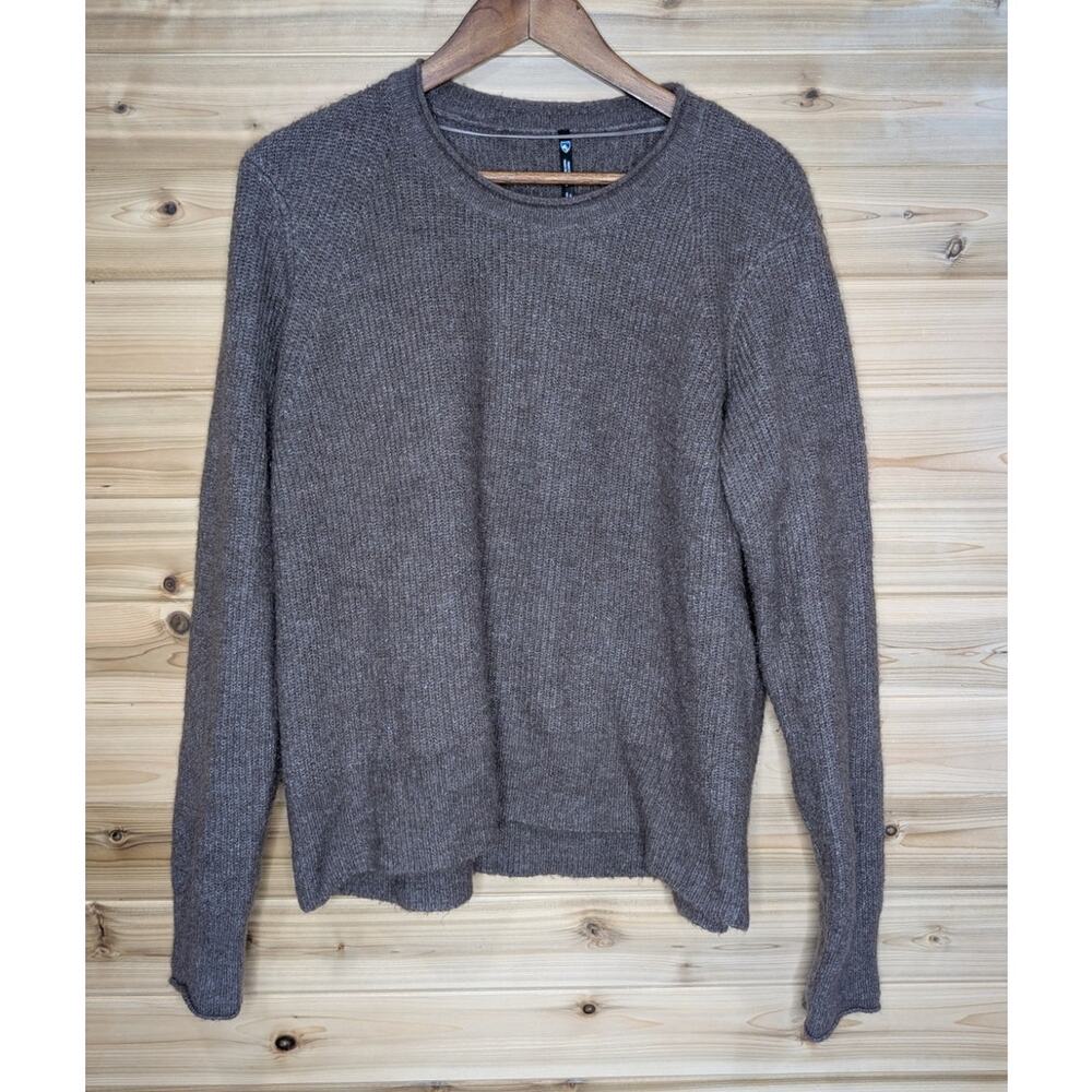 Kuhl‎ Faye Sweater Womens XL Brown Wool Blend Crew